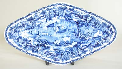 Dish diamond shape c1930s
